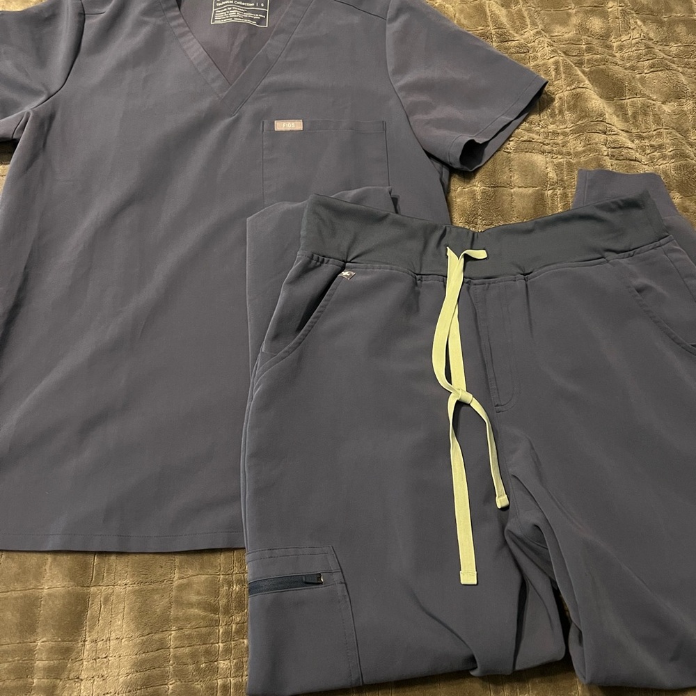 Figs Space Navy Scrub Set!